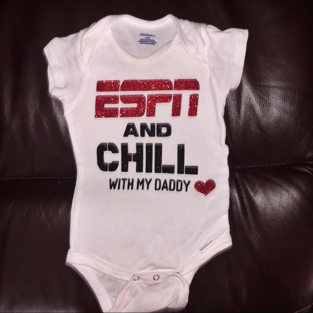 ESPN & chill with my daddy onesie